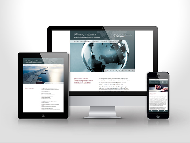 Bestattungen Lichtblick Website